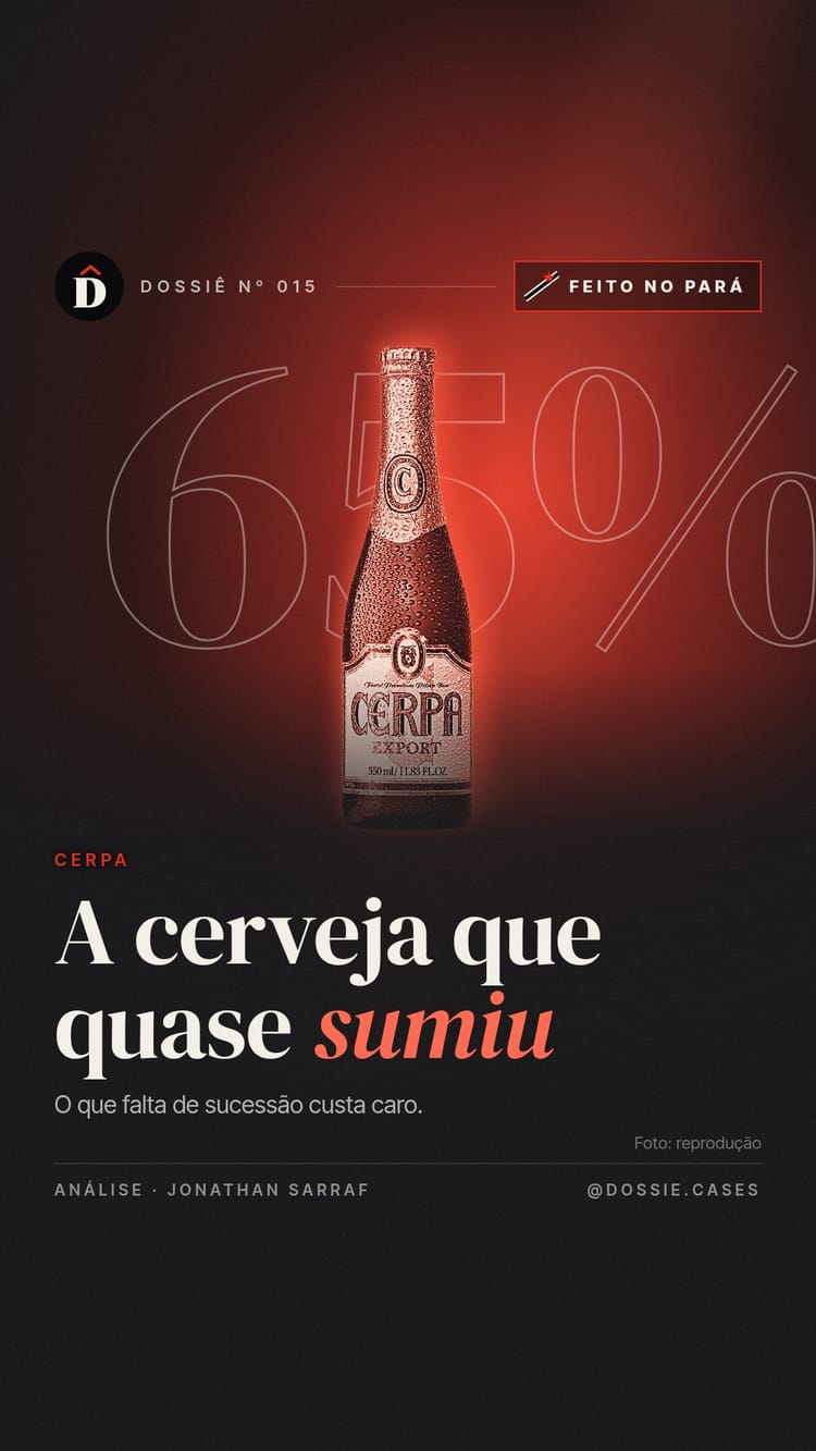 Cerpa: a cerveja que perdeu o Pará por falta de sucessor
