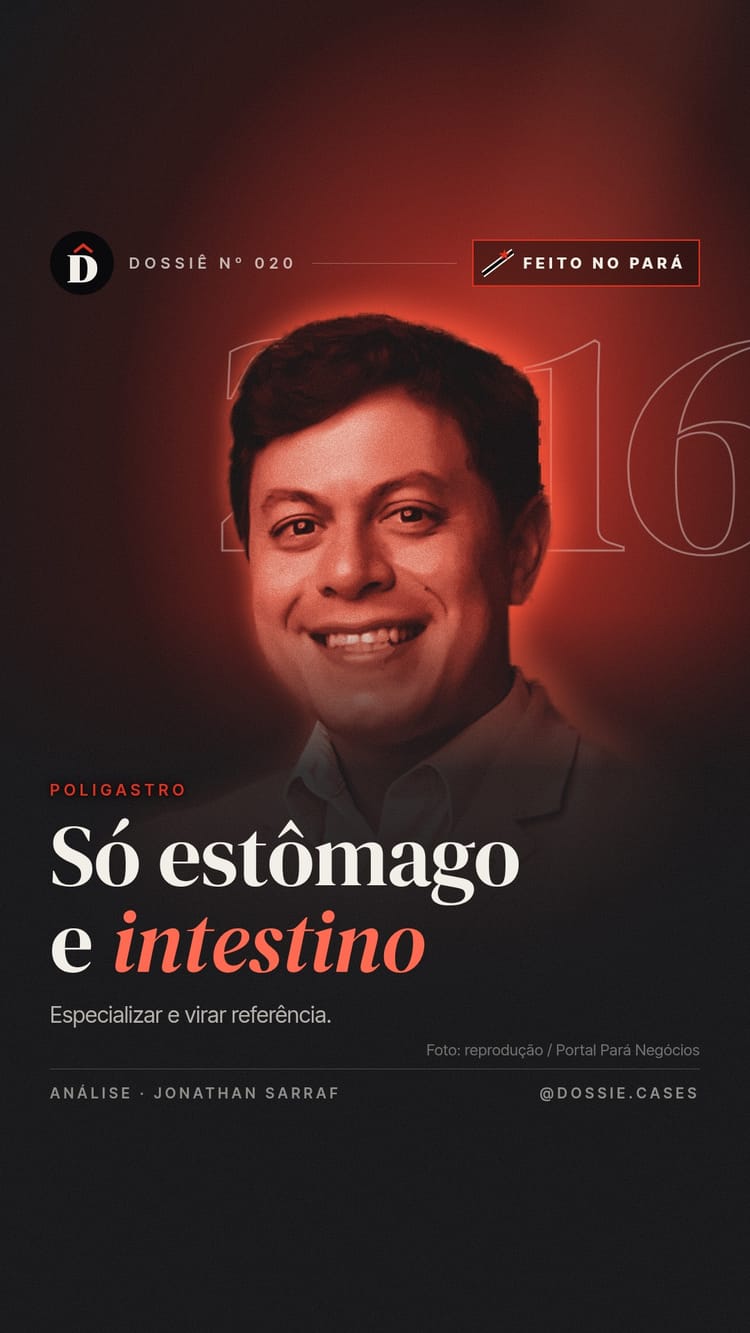 Poligastro: como dizer não a quase tudo construiu uma referência em Belém